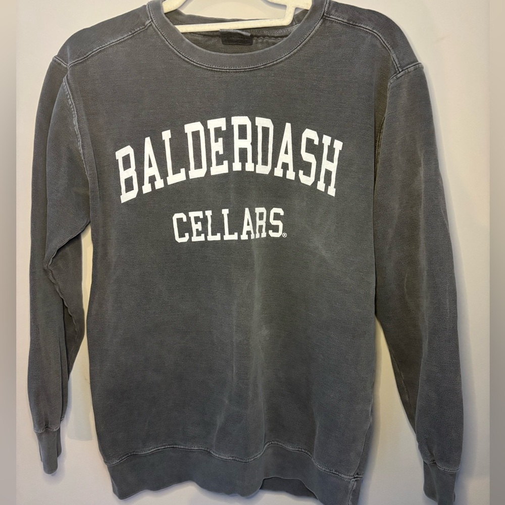 Comfort Colors Charcoal Crewneck Sweater